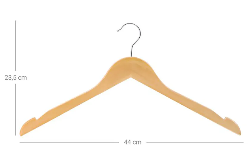 Songmics CRW003-20 Plain Temples Maple Hangers | 20 Pieces Songmics CRW003-20 Plain Temples Maple Hangers | 20 Pieces