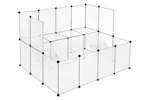 Songmics LPC004W01 Pet Cage for Small Animals | White Songmics LPC004W01 Pet Cage for Small Animals | White