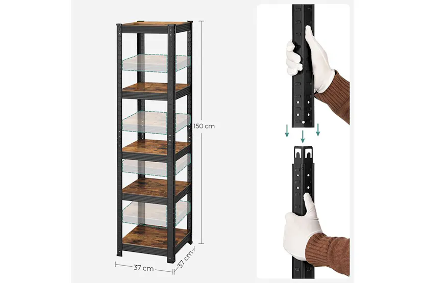Songmics GLR037B01 Heavy Duty Narrow Shelf Songmics GLR037B01 Heavy Duty Narrow Shelf