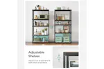 Songmics GLR050B11 Standing Shelf with Metal Frame Songmics GLR050B11 Standing Shelf with Metal Frame