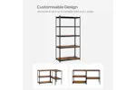 Songmics GLR050B11 Standing Shelf with Metal Frame Songmics GLR050B11 Standing Shelf with Metal Frame