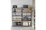 Songmics GLR050B11 Standing Shelf with Metal Frame Songmics GLR050B11 Standing Shelf with Metal Frame