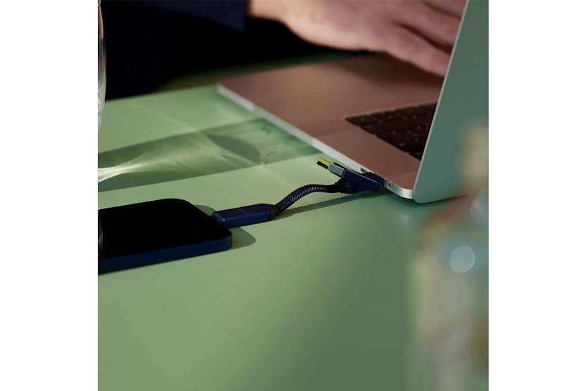 Rolling Square InCharge X Cable | Lava Black Rolling Square InCharge X Cable | Lava Black