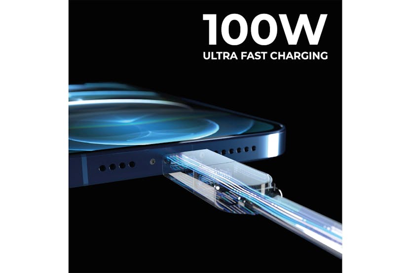 Rolling Square inCharge XL Cable | Urban Black | 2m Rolling Square inCharge XL Cable | Urban Black | 2m