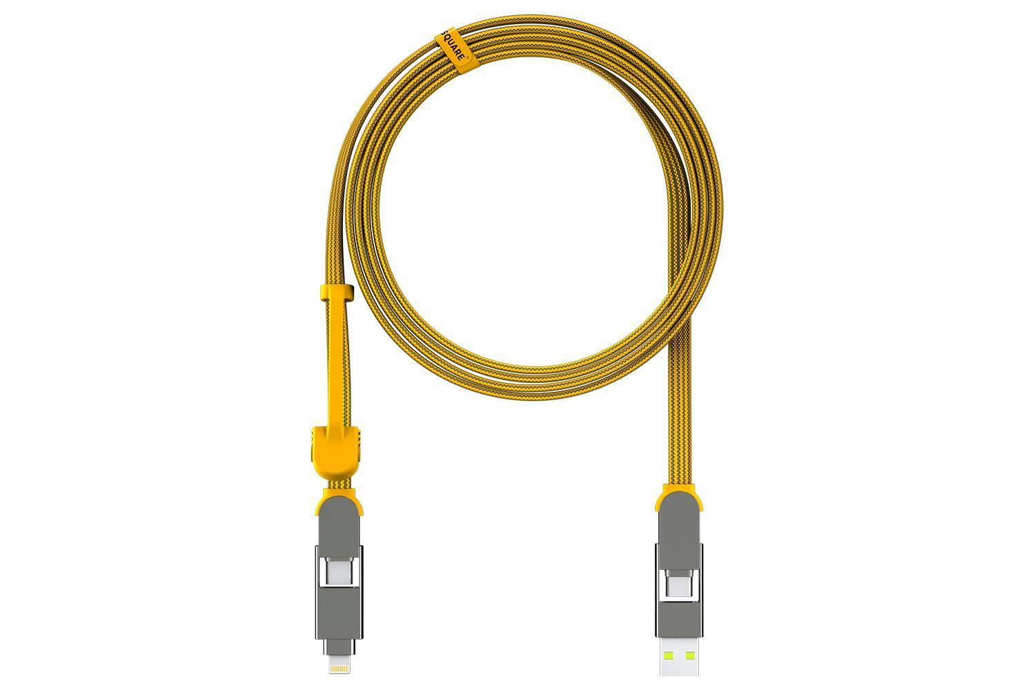 Rolling Square inCharge XL Cable | Summit Yellow | 2m