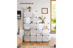 Songmics LPC44BS Shelving System with 16 Cubes Songmics LPC44BS Shelving System with 16 Cubes