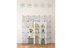Songmics LPC44BS Shelving System with 16 Cubes Songmics LPC44BS Shelving System with 16 Cubes