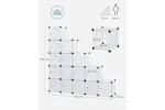 Songmics LPC44BS Shelving System with 16 Cubes Songmics LPC44BS Shelving System with 16 Cubes