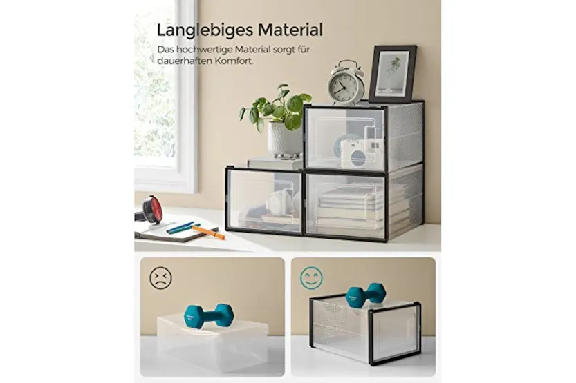 Songmics LSP007B18 18 Shoe Boxes Songmics LSP007B18 18 Shoe Boxes