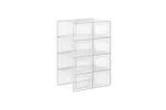 Songmics LSP08MWT 8 Transparent Shoe Boxes Songmics LSP08MWT 8 Transparent Shoe Boxes