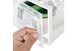 Songmics LSP08MWT 8 Transparent Shoe Boxes Songmics LSP08MWT 8 Transparent Shoe Boxes