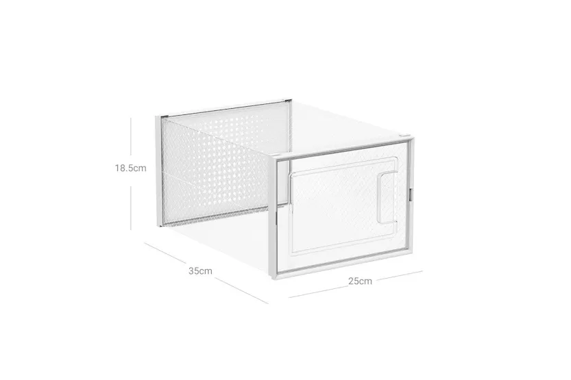 Songmics LSP08MWT 8 Transparent Shoe Boxes Songmics LSP08MWT 8 Transparent Shoe Boxes