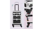 Songmics JHZ08BK Lockable Makeup Case Rolling Trolley Songmics JHZ08BK Lockable Makeup Case Rolling Trolley