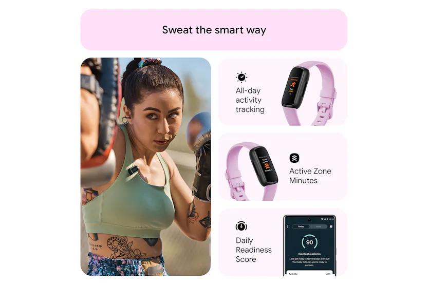 Fitbit Inspire 3 Fitness Tracker | Lilac Bliss Fitbit Inspire 3 Fitness Tracker | Lilac Bliss