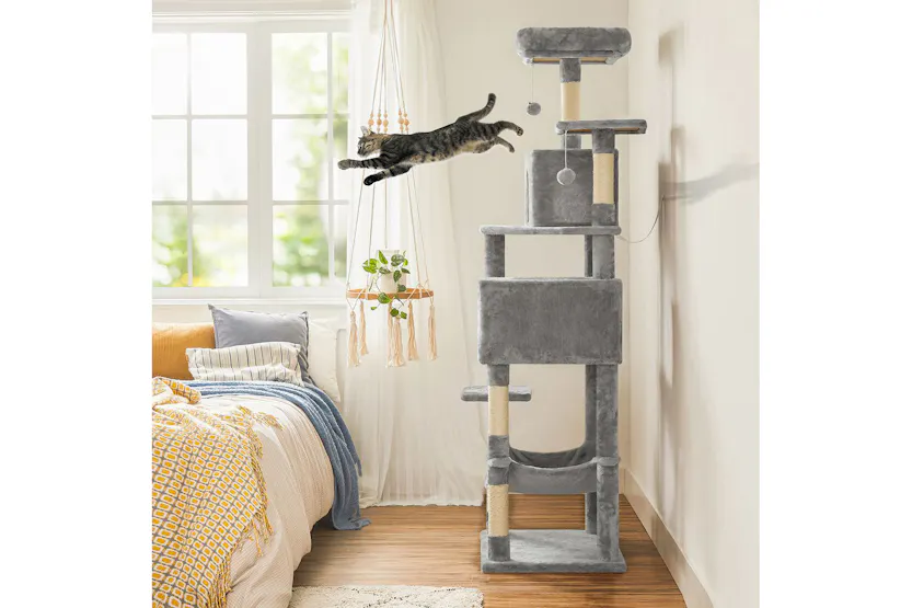 Feandrea PCT162W01 Scratching Post Cat Tree with Platforms Feandrea PCT162W01 Scratching Post Cat Tree with Platforms