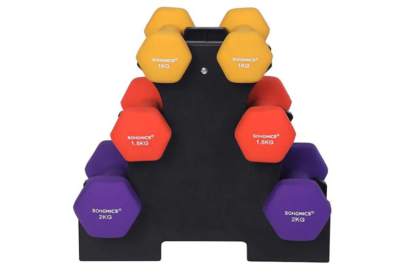 Songmics SYL69BK Dumbbells | Set of 6 Songmics SYL69BK Dumbbells | Set of 6