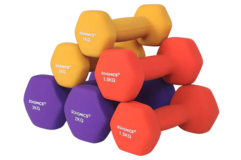 Songmics SYL69BK Dumbbells | Set of 6 Songmics SYL69BK Dumbbells | Set of 6