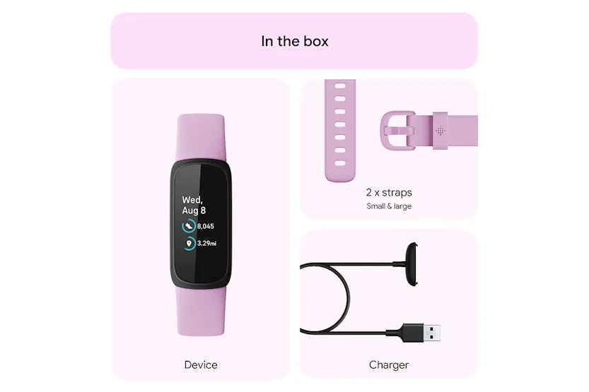 Fitbit Inspire 3 Fitness Tracker | Lilac Bliss Fitbit Inspire 3 Fitness Tracker | Lilac Bliss