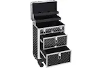 Songmics JHZ08BK Lockable Makeup Case Rolling Trolley Songmics JHZ08BK Lockable Makeup Case Rolling Trolley