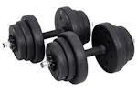 Songmics SYL20HBK Dumbbell Set with Connecting Steel Tube Songmics SYL20HBK Dumbbell Set with Connecting Steel Tube