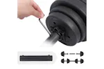 Songmics SYL20HBK Dumbbell Set with Connecting Steel Tube Songmics SYL20HBK Dumbbell Set with Connecting Steel Tube