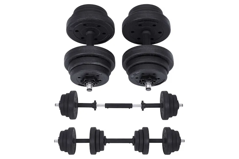 Songmics SYL20HBK Dumbbell Set with Connecting Steel Tube Songmics SYL20HBK Dumbbell Set with Connecting Steel Tube