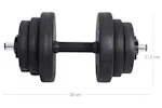 Songmics SYL20HV1 Dumbbell Set | Black Songmics SYL20HV1 Dumbbell Set | Black