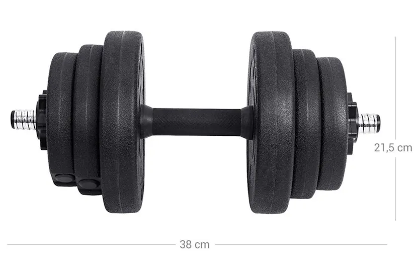 Songmics SYL20HV1 Dumbbell Set | Black Songmics SYL20HV1 Dumbbell Set | Black
