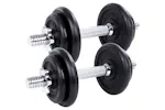 Songmics SYL20T Cast Iron Dumbbell | Black Songmics SYL20T Cast Iron Dumbbell | Black