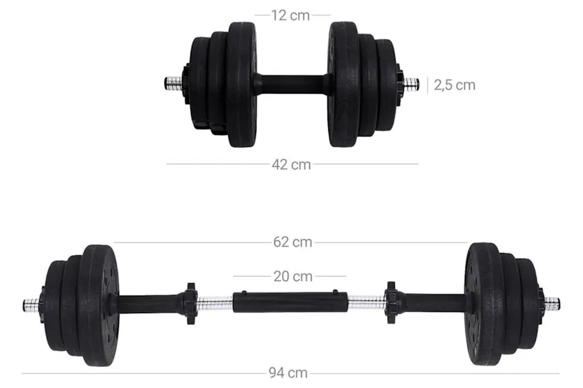 Songmics SYL30HBK Dumbbell Set Songmics SYL30HBK Dumbbell Set