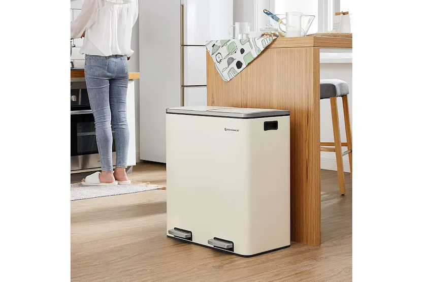 Songmics LTB060A01 Metallic 2 x 30L Bin Songmics LTB060A01 Metallic 2 x 30L Bin