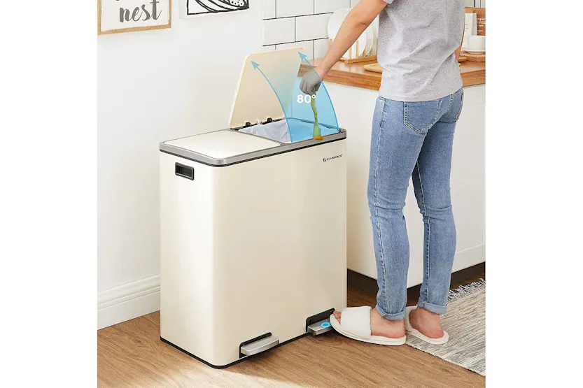 Songmics LTB060A01 Metallic 2 x 30L Bin Songmics LTB060A01 Metallic 2 x 30L Bin