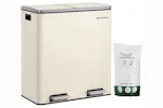 Songmics LTB060A01 Metallic 2 x 30L Bin Songmics LTB060A01 Metallic 2 x 30L Bin