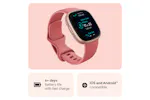 Fitbit Versa 4 Smartwatch | Pink Sand & Copper Rose Fitbit Versa 4 Smartwatch | Pink Sand & Copper Rose