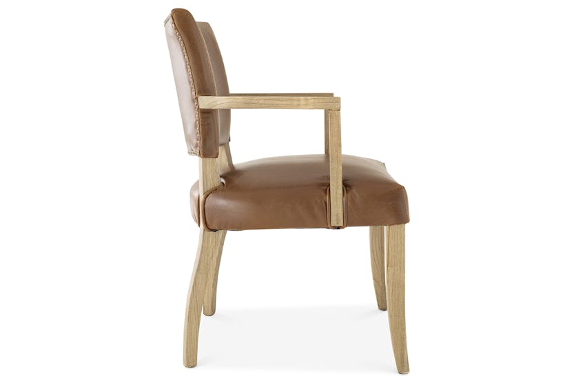 Pryce Carver Dining Chair | Tan Pryce Carver Dining Chair | Tan
