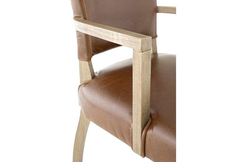 Pryce Carver Dining Chair | Tan Pryce Carver Dining Chair | Tan