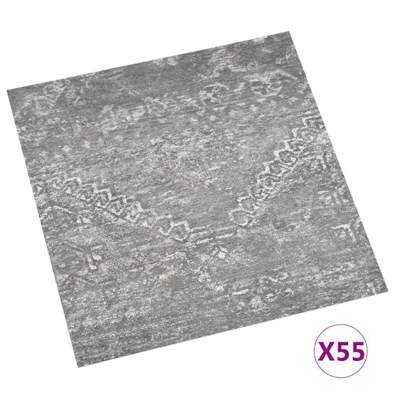 Vidaxl Self-adhesive Flooring Planks 55 Pcs Pvc 5.11 M² Concrete Grey Vidaxl Self-adhesive Flooring Planks 55 Pcs Pvc 5.11 M² Concrete Grey