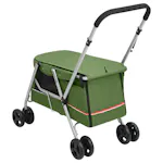 vidaXL 172204 Folding Dog Stroller Green 100x49x96cm Linen vidaXL 172204 Folding Dog Stroller Green 100x49x96cm Linen