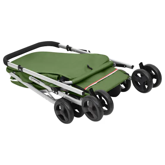 vidaXL 172204 Folding Dog Stroller Green 100x49x96cm Linen vidaXL 172204 Folding Dog Stroller Green 100x49x96cm Linen