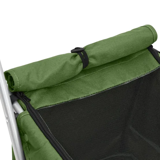 vidaXL 172204 Folding Dog Stroller Green 100x49x96cm Linen vidaXL 172204 Folding Dog Stroller Green 100x49x96cm Linen