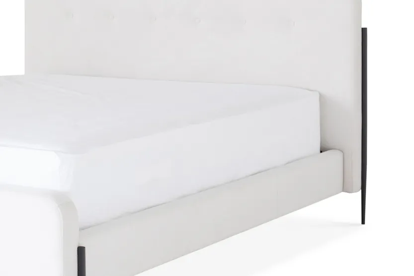 Arnold Bed Frame | King | 5ft | Oatmeal Arnold Bed Frame | King | 5ft | Oatmeal
