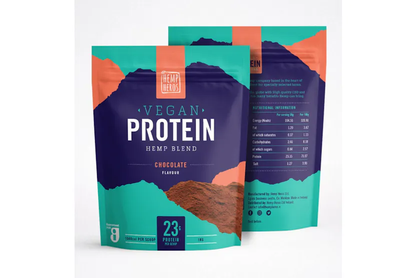 Hemp Heros Chocolate Hemp Protein | 1Kg Hemp Heros Chocolate Hemp Protein | 1Kg