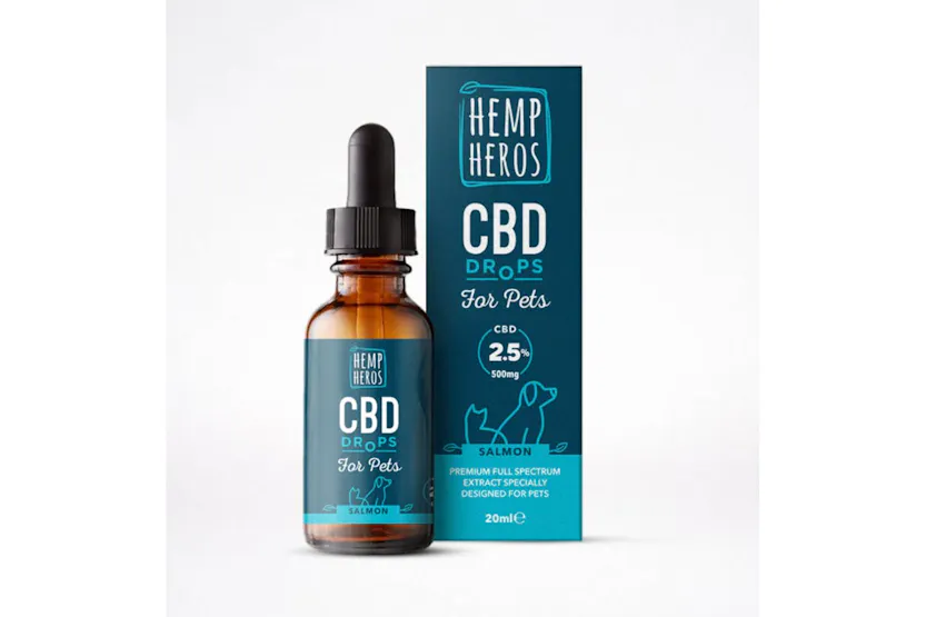 Hemp Heros CBD Drops for Pets | 500mg XL Hemp Heros CBD Drops for Pets | 500mg XL