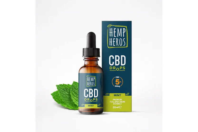 Hemp Heros HH101 Full Spectrum CBD Oil | 20ml | Mint Flavour Hemp Heros HH101 Full Spectrum CBD Oil | 20ml | Mint Flavour