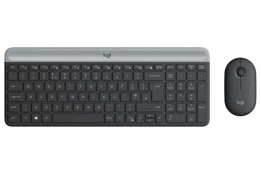Logitech Wireless Desktop MK470 Slim Combo Keyboard & Mouse Logitech Wireless Desktop MK470 Slim Combo Keyboard & Mouse