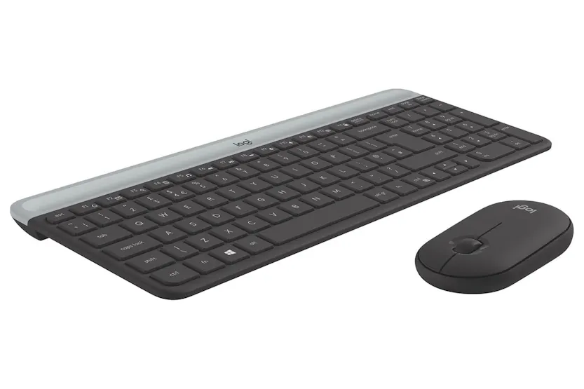 Logitech Wireless Desktop MK470 Slim Combo Keyboard & Mouse Logitech Wireless Desktop MK470 Slim Combo Keyboard & Mouse