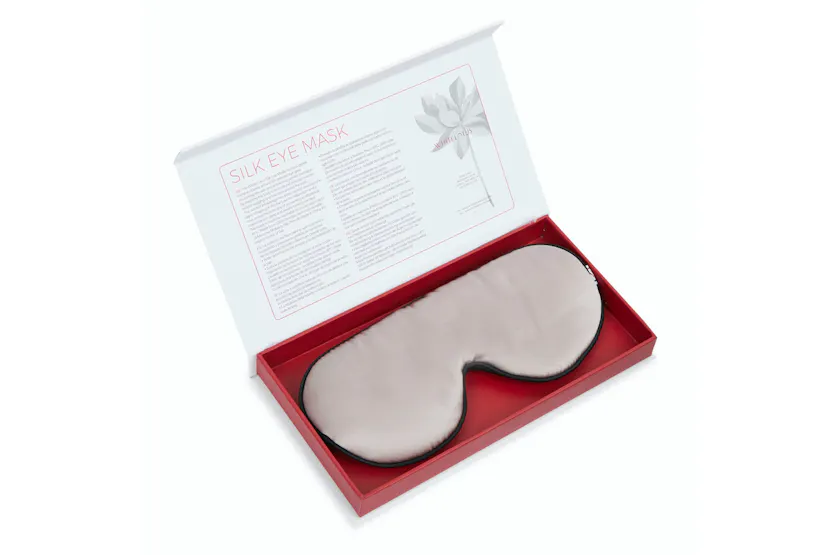 White Lotus Pr11 100% Pure Silk Eye Mask | Pearl Grey White Lotus Pr11 100% Pure Silk Eye Mask | Pearl Grey