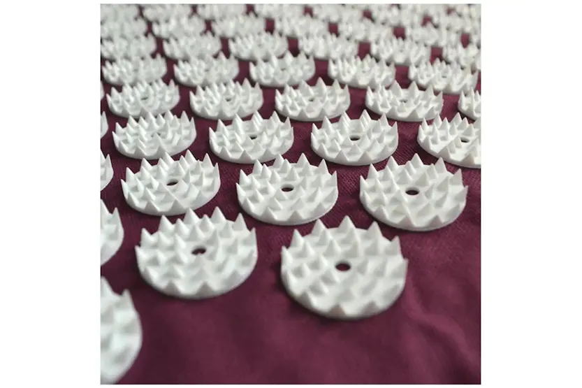 White Lotus Pr14 Memory Foam Acupressure Mat | Purple White Lotus Pr14 Memory Foam Acupressure Mat | Purple
