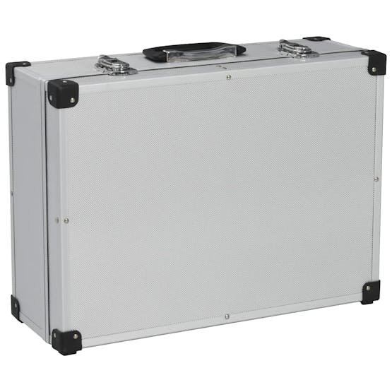 vidaXL 91846 Tool Suitcase 46x33x16cm Silver Aluminium vidaXL 91846 Tool Suitcase 46x33x16cm Silver Aluminium
