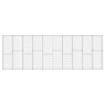 vidaXL 144915 Gabion Wall With Covers Galvanised Steel 600x30x200cm vidaXL 144915 Gabion Wall With Covers Galvanised Steel 600x30x200cm